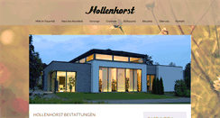 Desktop Screenshot of hollenhorst-verl.de