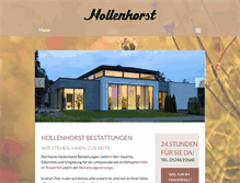 Tablet Screenshot of hollenhorst-verl.de